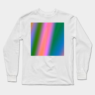 green red blue abstract texture background Long Sleeve T-Shirt